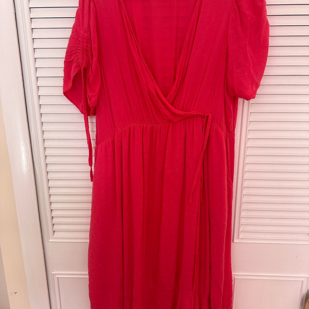 Bright pink Wrap Dress